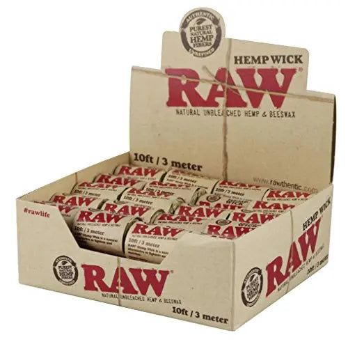 RAW HEMP WICK 40/10FT