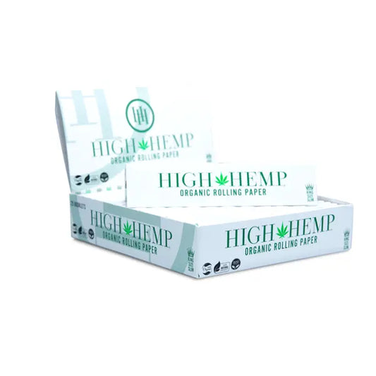 HIGH HEMP ROLLING PAPER KING 25CT
