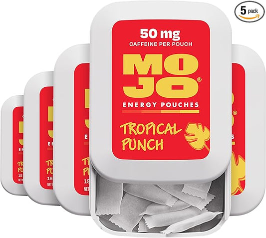 MOJO 50mg PP4.99 Tropical Punch Energy Pouches