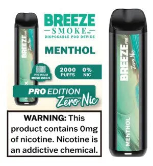 BREEZE PRO MENTHOL 0% 10CT (FINAL SALE)