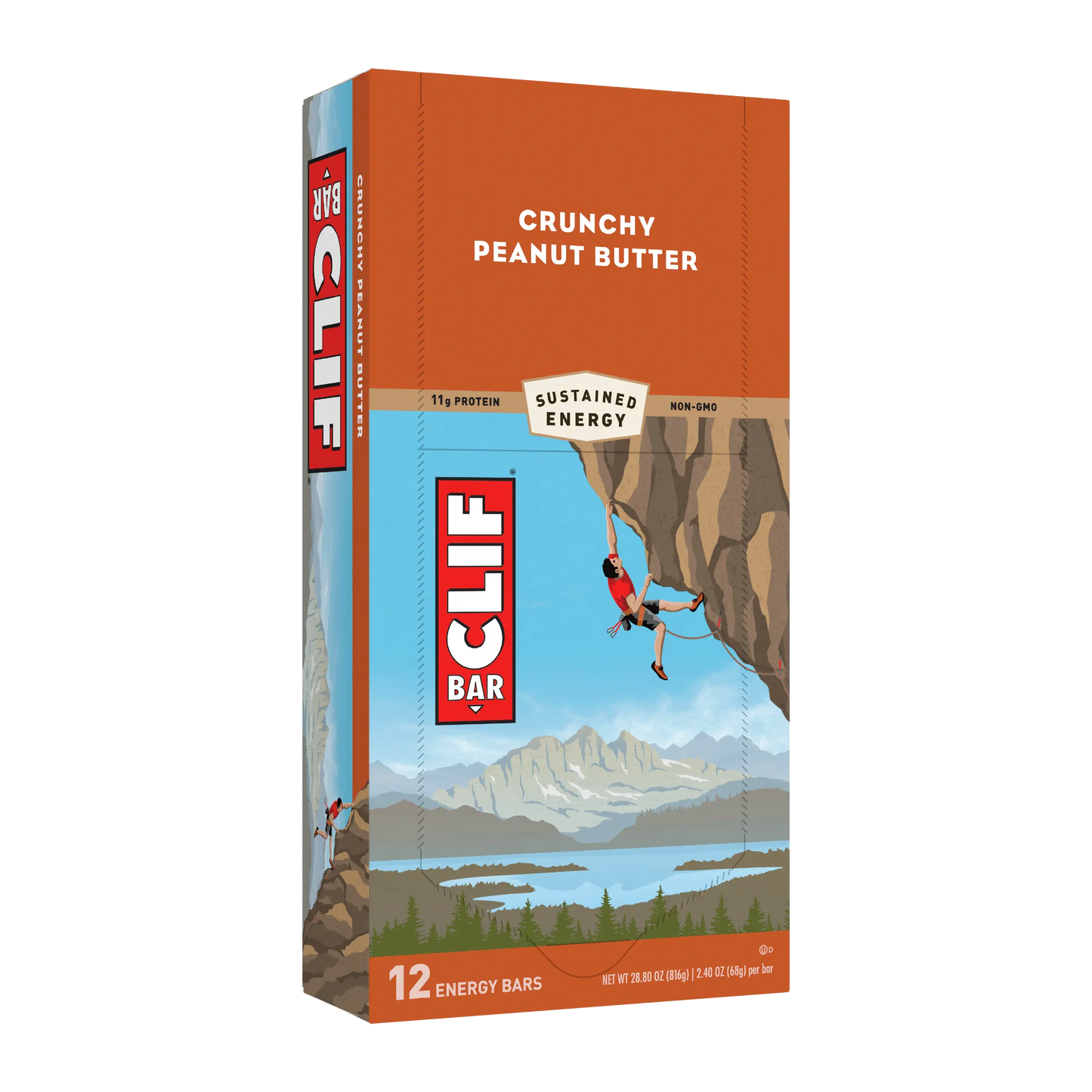 CLIFF BAR CRUNCHY PEANUT BUTTER 12CT