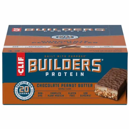 CLIFF BUILDERS PROTEIN CHOC PB 12 CT