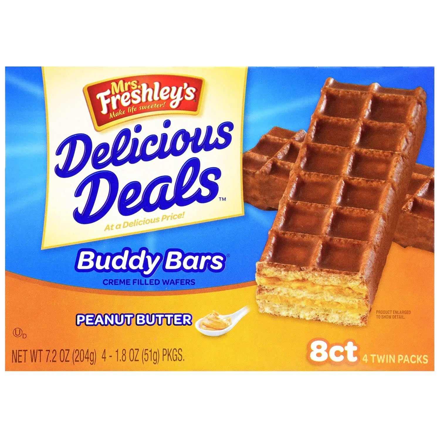 MRS FRESHLEY'S BUDDY BARS 3/PK 8CT