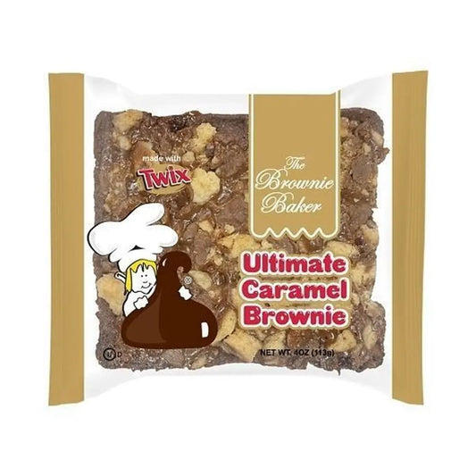 BROWNIE BAKER CARAMEL BROWNIE 12CT