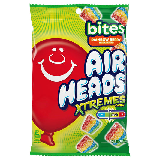 PEG AIR HEAD XTREME BITES RAINBOW BERRY 6/6OZ