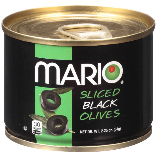MARIO OLIVES SLICED 2.25OZ