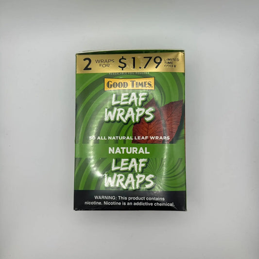 G.T Leaf Wraps 2/$1.79 Natural - Chase Cash & Carry