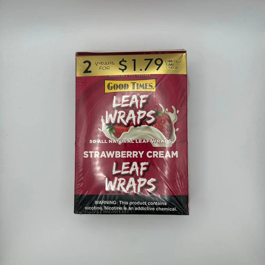 G.T Leaf Wraps 2/$1.79 Strawberry Cream - Chase Cash & Carry