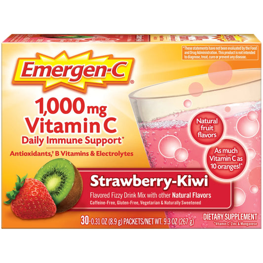 EMERGEN-C STRAWBERRY-KIWI 30 CT