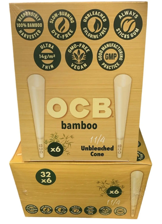 OCB BAMBOO 1 1/4 CONE 32CT