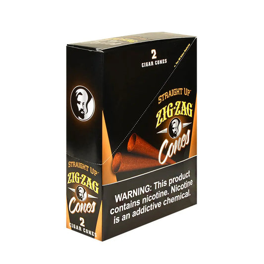 ZIG ZAG CIGAR CONES STRAIGHT UP15/2 CT