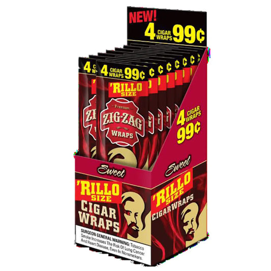 ZIG ZAG RILLOS 4PK SWEET 15CT