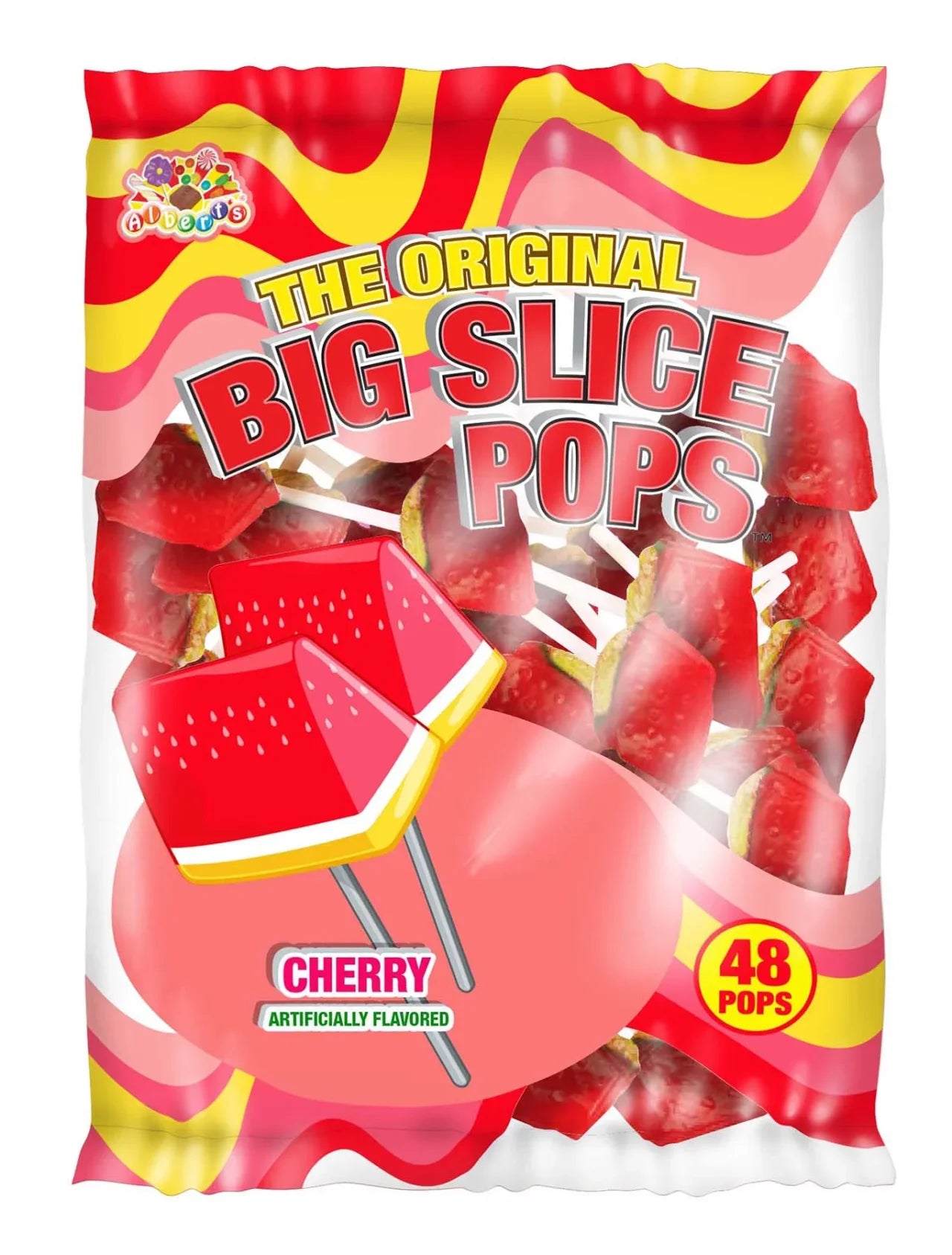 BIG SLICE POPS CHERRY 48CT