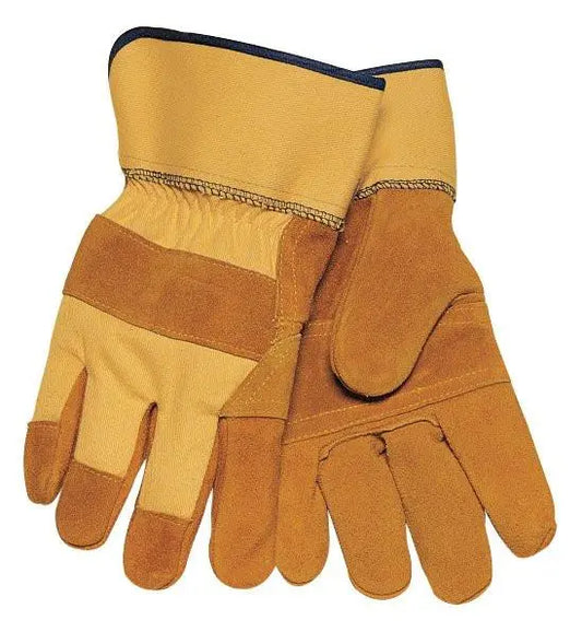 GLOVES BROWN & YELLOW SAFTEY