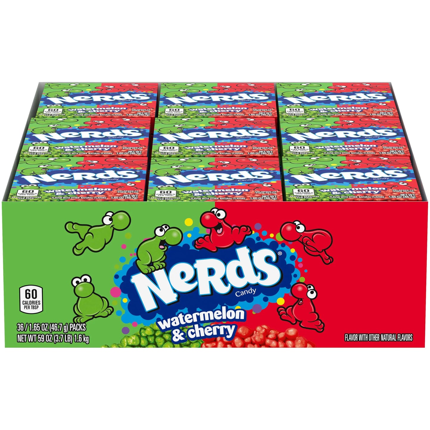 NERDS WATERMELON/CHERRY 36CT
