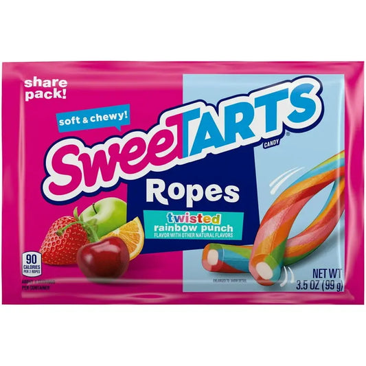 KS SWEETARTS ROPES TWISTED RAINBOW 12CT