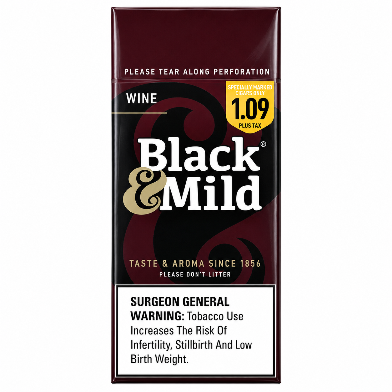 BLACK & MILD PP $1.09 WINE 25CT