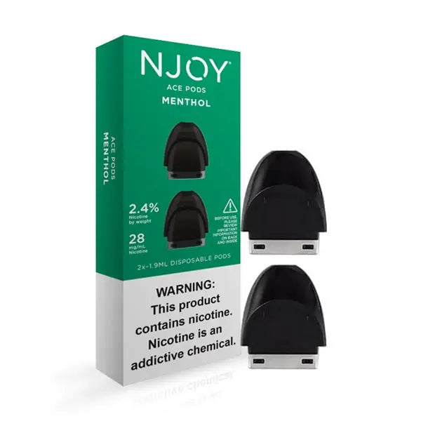 NJOY ACE PODS MENTHOL 2.4% 2PK 5CT (FINAL SALE)