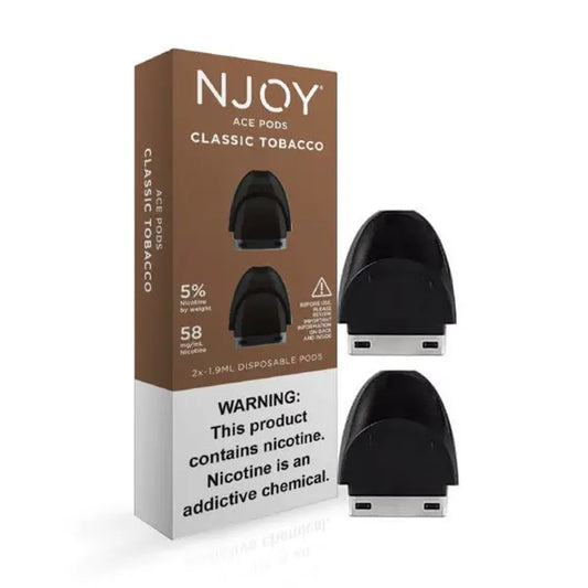 NJOY ACE PODS CLASSIC TOB 5% 2PK 5CT (FINAL SALE)