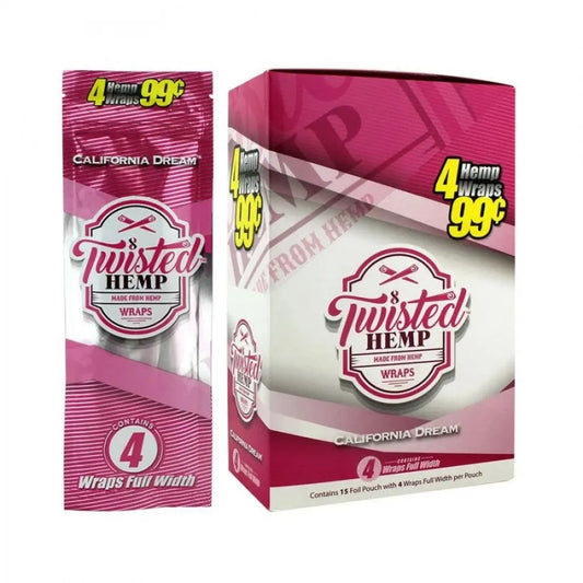 TWISTED HEMP WRAPS 4/99C SWEET 15CT