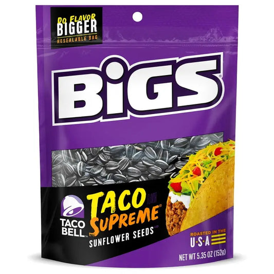 PEG BIGS SUNFLWR SEEDS TACO SUPREME 6/5.35OZ