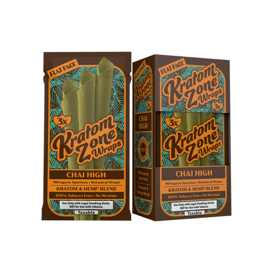 KRATOM WRAPS CHAI HIGH 15/3PK
