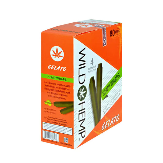 WILD HEMP WRAPS 4 FOR 99 GELATO 80CT