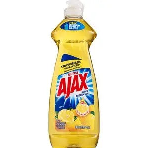 AJAX DISH LIQ. LEMON 10/12.4OZ