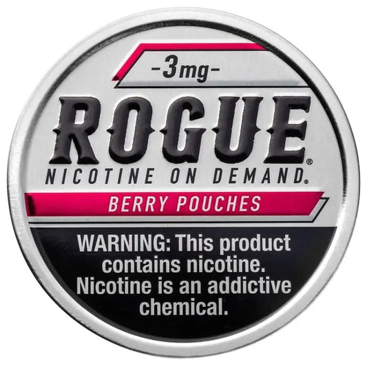 ROGUE NICOTINE BERRY POUCHES 3MG 5CT