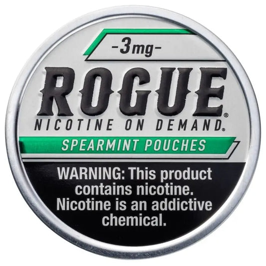 ROGUE NICOTINE SPEARMINT POUCHES 3MG 5CT