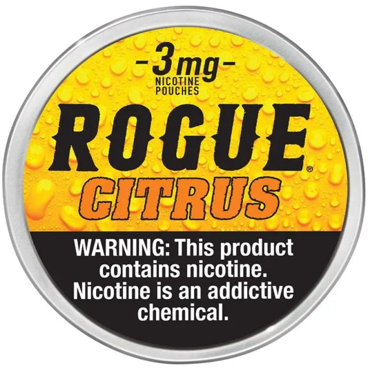 ROGUE NICOTINE CITRUS POUCHES 3MG 5CT