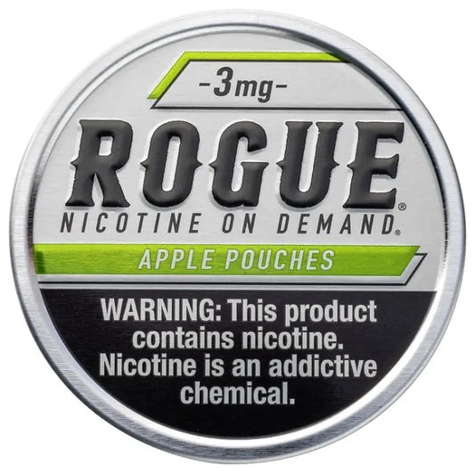 ROGUE NICOTINE APPLE POUCHES 3MG 5CT