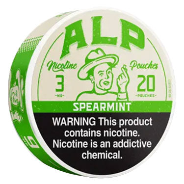 ALP 3MG SPEARMINT NICOTINE POUCHES 5CT