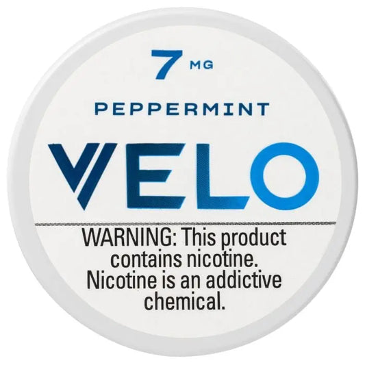 VELO PEPPERMINT 7MG NICOTINE POUCHES
