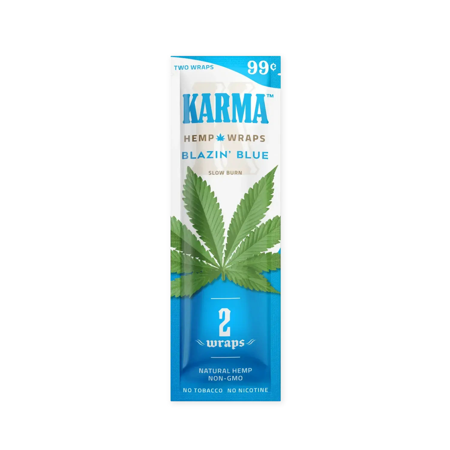 KARMA HEMP WRAPS 2/99C BLAZIN' BLUE