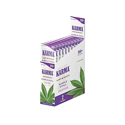 KARMA HEMP WRAPS 2/99C PURPLE CHILL