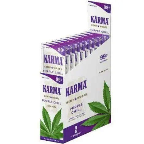 KARMA 4/99C HEMP WRAPS PURPLE CHILL