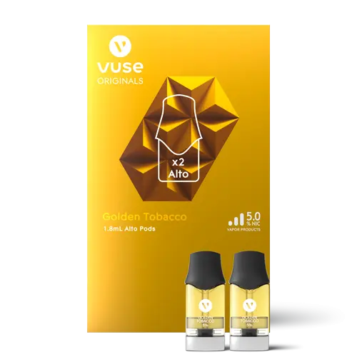 VUSE ALTO ORG GOLDEN TOBACCO 5% 5-2/PK