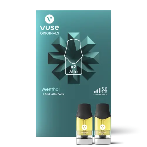 VUSE ALTO ORG MENTHOL 1.8% 5-2/PK
