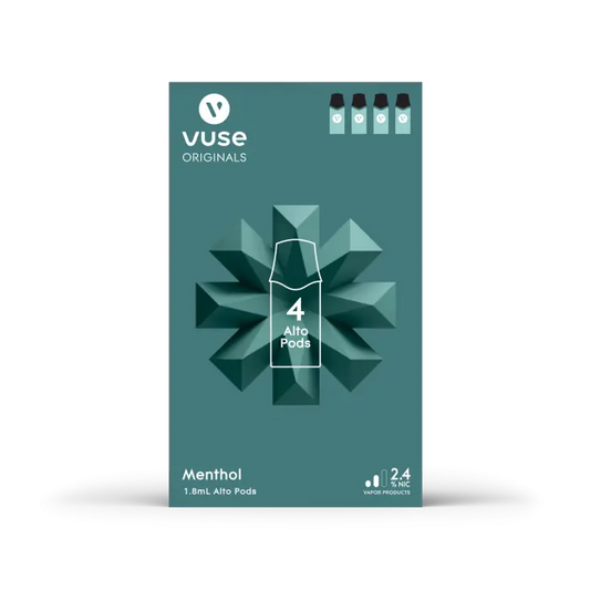 VUSE ALTO MENTHOL TOB 2.4% FOUR POD 5CT