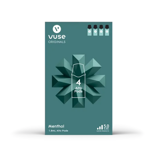 VUSE ALTO MENTHOL TOB 5.0% FOUR POD 5CT