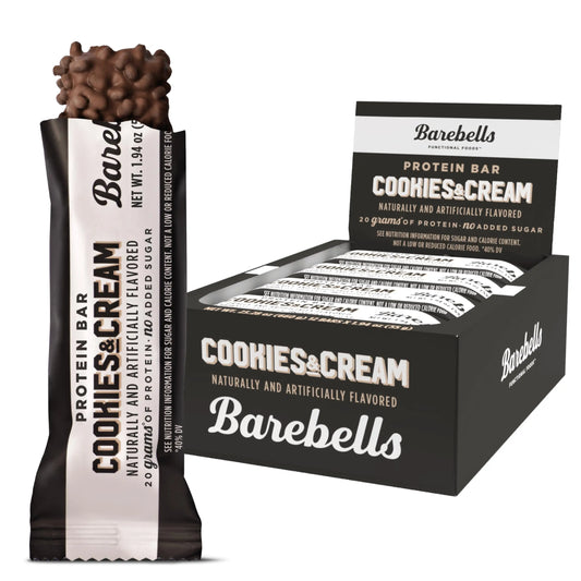 BAREBELLS PROTEIN BAR COOKIES N CREAM 12CT