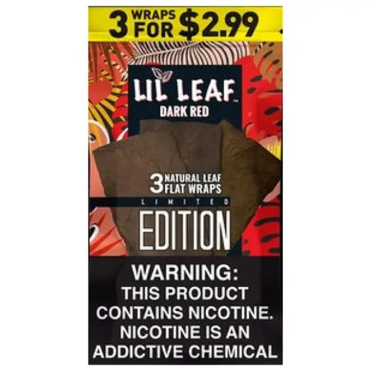 LIL LEAF (FINAL SALE) PP 3/2.99 DARK RED