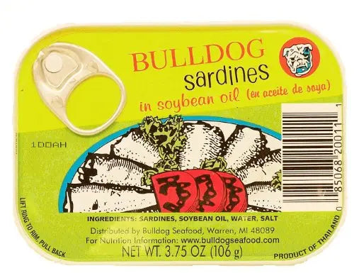 BULLDOG SARDINES OIL 12CT
