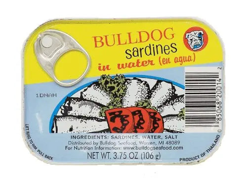 BULLDOG SARDINES WATER 12CT