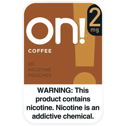 ON! COFFEE 2MG NICOTINE POUCHES 5CT