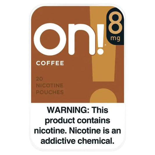 ON! COFFEE 8MG NICOTINE POUCHES 5CT
