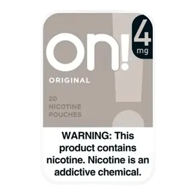 ON! ORIGINAL 4MG NICOTINE POUCHES 5CT
