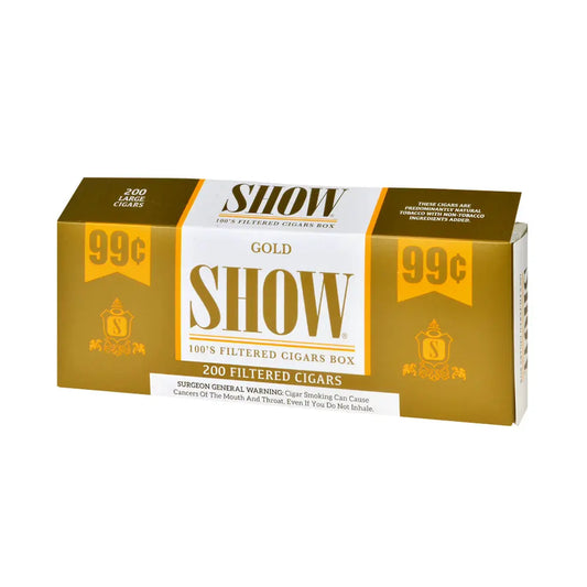 SHOW FILTER CIGAR GOLD 10CT