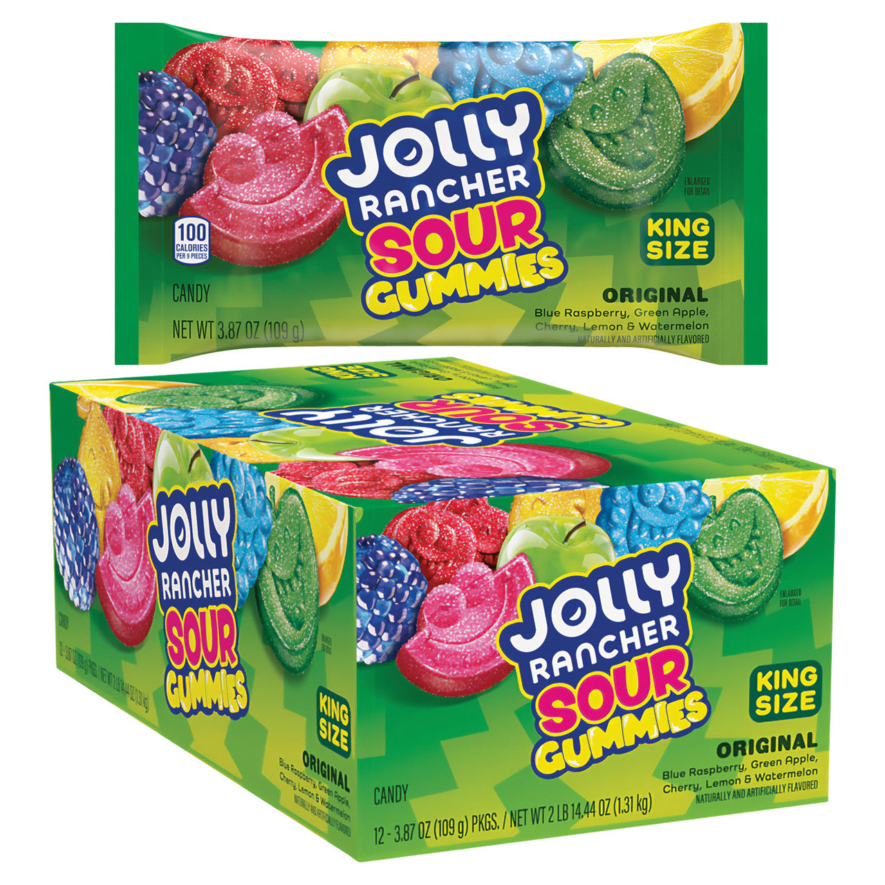 KS JOLLY RANCHER GUMMIE SOURS 12 CT